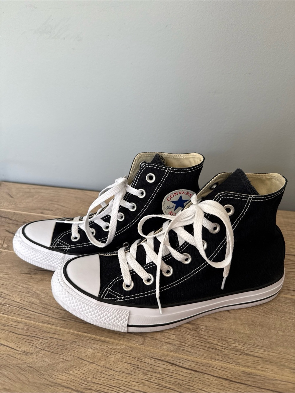 Converse Unisex Adult Chuck Taylor All Star High Top Sneaker Black Women 7 Men 5